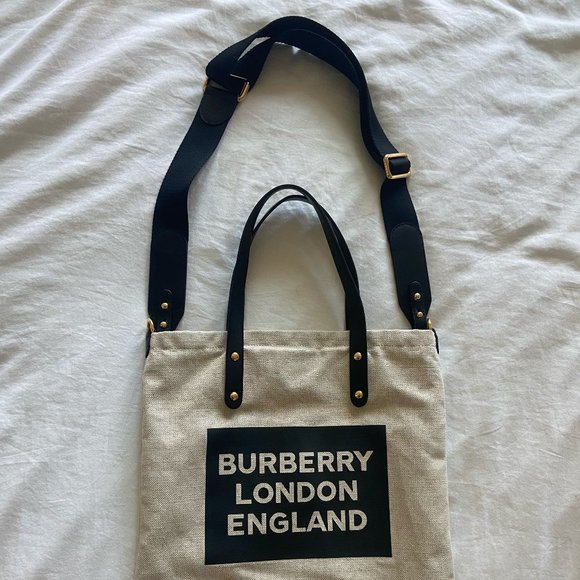 Burberry Canvas Tote - Picture 7 of 9